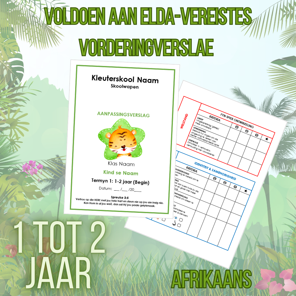 ELDA RAPPORTKAARTE (OUDERDOM 1 - 2)