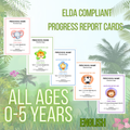 ELDA REPORT CARDS COMBINED AGES (1-5)