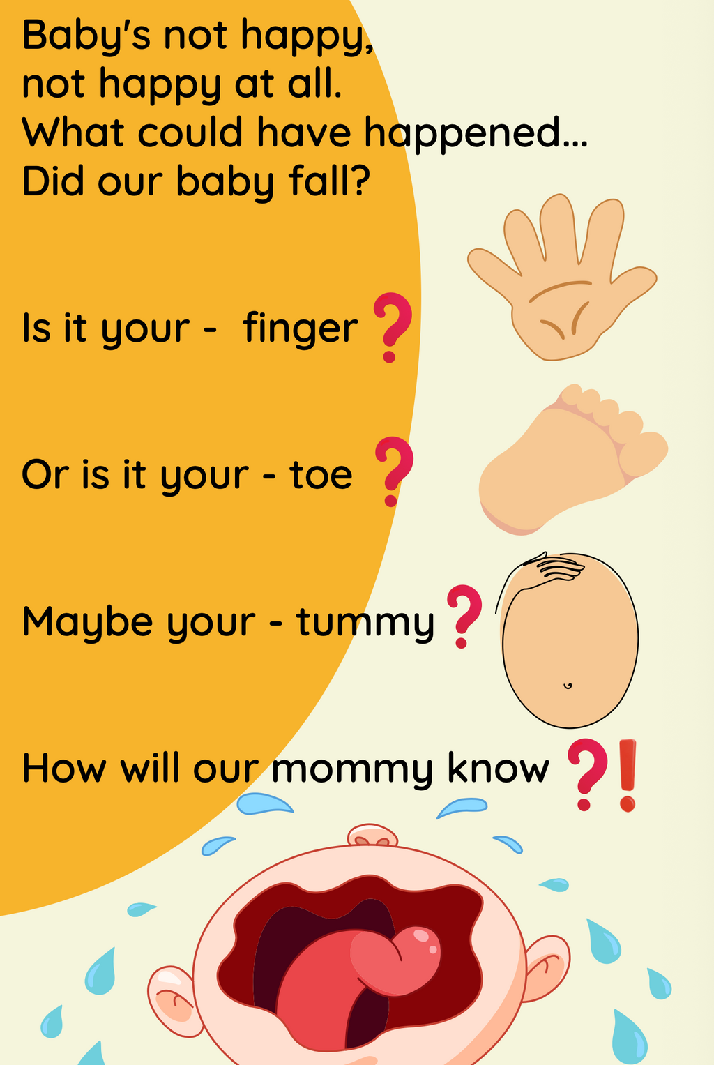 STORY BOOK - DON'T CRY BABY, DON'T CRY