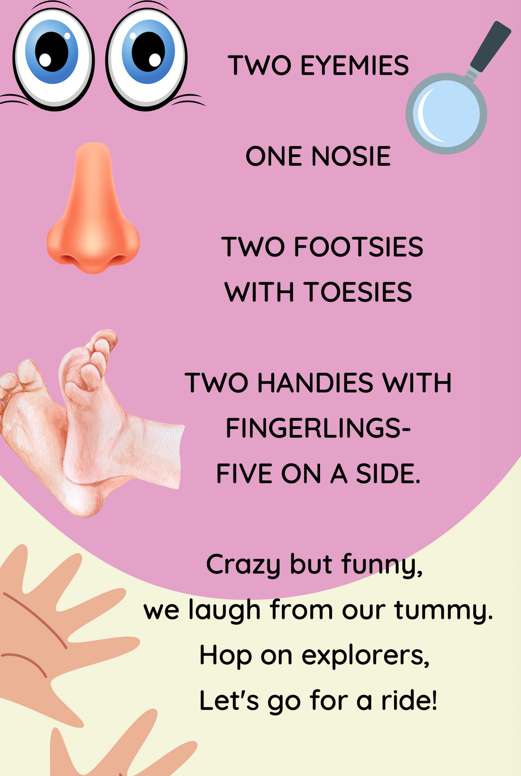 SHORT STORY - MY TOE-SIES AND NO-SIES